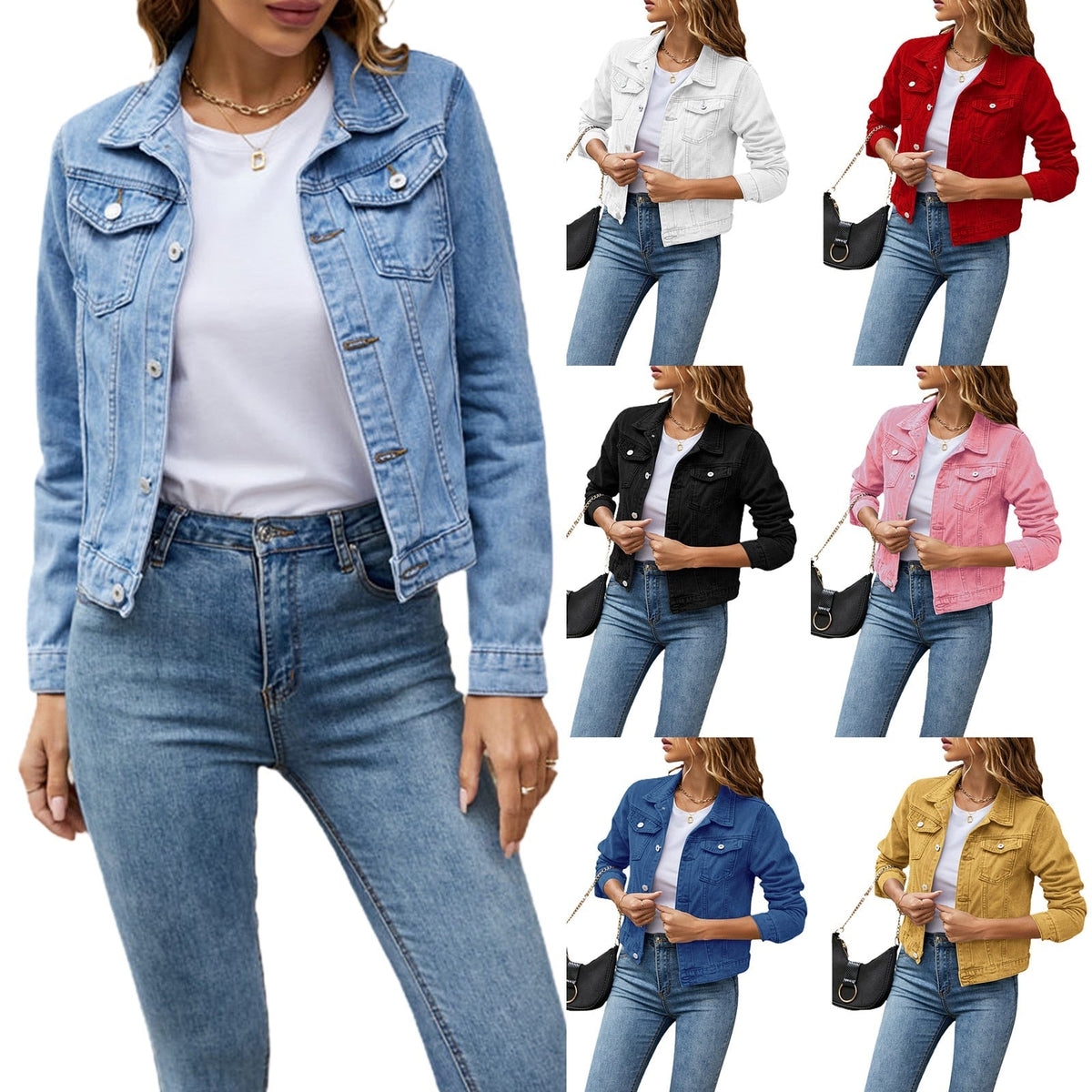 Jaqueta Feminina Jeans