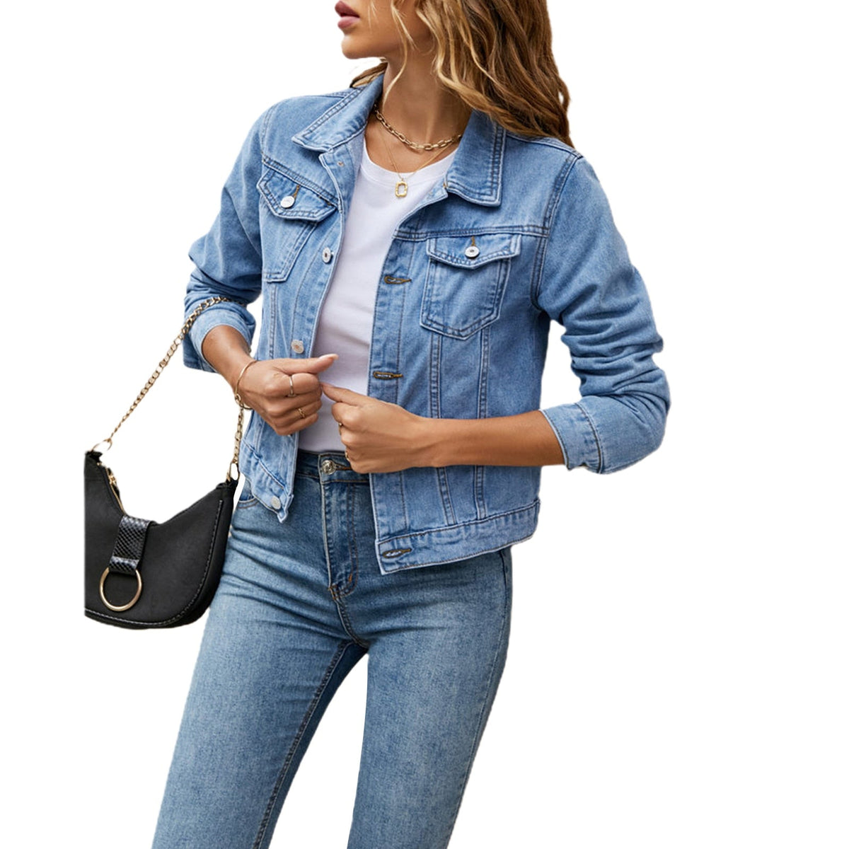 Jaqueta Feminina Jeans